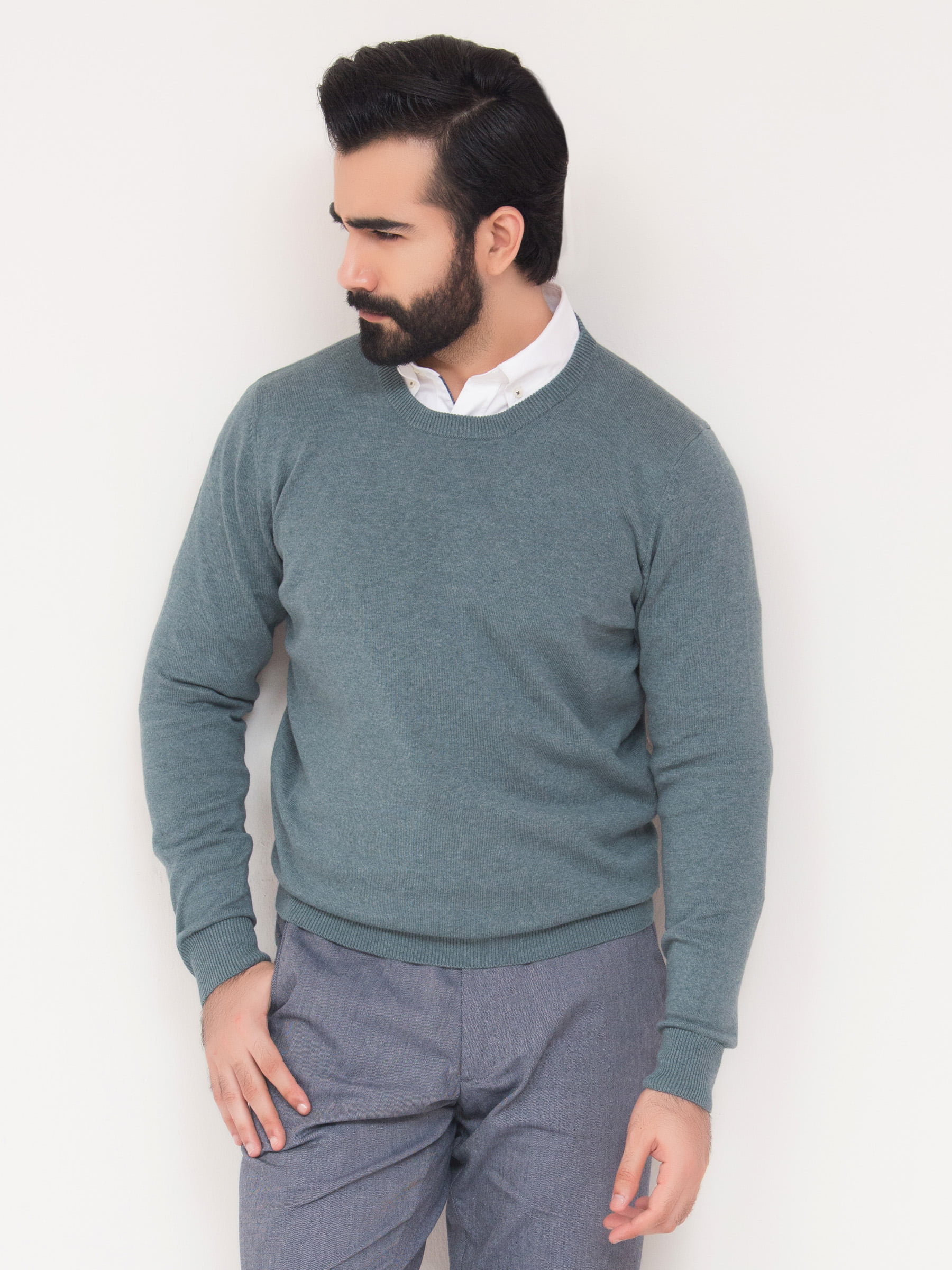 Sea-Green-Crew-Neck-Sweater1